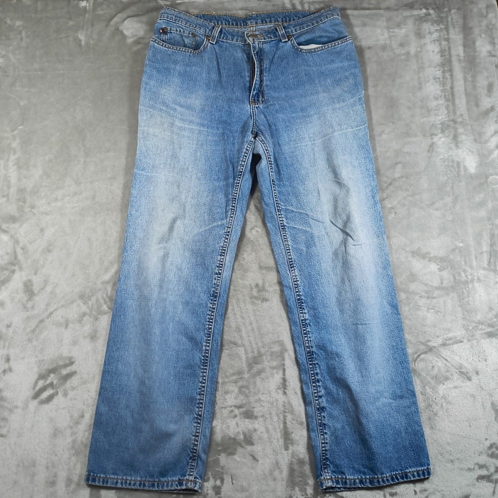 Vintage‎ Polo Ralph Lauren Saturday Jeans Womens 34x29 Blue Straight Leg Y2K